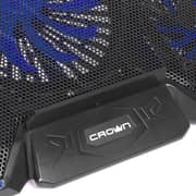 Crown Laptop Cooling Pad 19Inch Blue