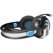 Crown CMGH 3001 Wired Over Ear Gaming Headset Blue