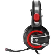 Crown CMGH 3000 Wired Over Ear Gaming Headset Red