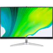 Acer Aspire C24 (2020) Desktop - 11th Gen / Intel Core i5-1135G7 / 23.8inch FHD / 8GB RAM / 512GB SSD / 2GB NVIDIA GeForce MX450 Graphics / Windows 11 Home / English & Arabic Keyboard / Silver / Black / Middle East Version - [C24-1651]