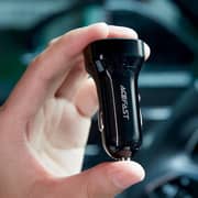 Acefast Dual Port Fast Car Charger Black