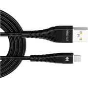 Protect Fast Charging Lightning Cable 2m Black