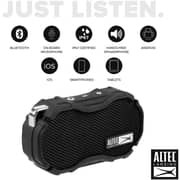 Altec Lansing Baby Boom Rugged Bluetooth Speaker Black