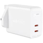 Acefast Dual Port Fast Wall Charger White