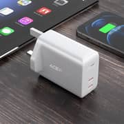 Acefast Dual Port Fast Wall Charger White