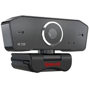 Redragon Fobos 720P 360-Degree Webcam with Built-In Dual Microphone Black