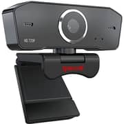 Redragon Fobos 720P 360-Degree Webcam with Built-In Dual Microphone Black