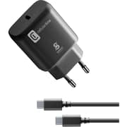 Cellularline Type-C Travel Wall Charger Black