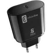 Cellularline Type-C Travel Wall Charger Black