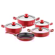 Papilla 9pcs Red Pot Set