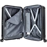 American Tourister 1 Pc Durable Technum Next Luggage Trolley Case Diamond Black - 251-2501-004512
