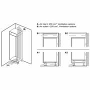 Siemens Built In Upright Refrigerator 321 Litres KI81RAF30M