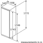 Siemens Built In Upright Refrigerator 321 Litres KI81RAF30M