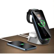 Green Lion 4 In 1 Fast Wireless Charger Black/White