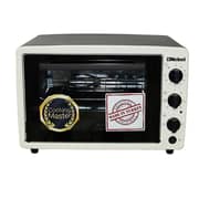 Nobel Electric Oven Silver 34 Litres Twin Heating Elements Extra Pan