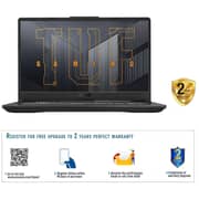 ASUS TUF Gaming F17 Gaming Laptop - 11th Gen Core i7 2.3GHz 16GB 512GB 4GB Win11Home 17.3inch FHD 144Hz Eclipse Grey Nvidia GeForce RTX 3050Ti FX706HEB HX085W (2022) Middle East Version