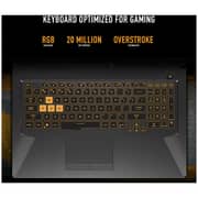 ASUS TUF Gaming F15 Gaming Laptop - 11th Gen Core i5 2.6GHz 8GB 512GB 4GB Win11Home 15.6inch FHD 144Hz Grey Nvidia GeForce RTX 3050 FX506HCB HN1138W (2022) Middle East Version