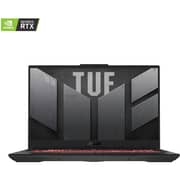 ASUS TUF A17 (2022) Gaming Laptop - AMD Ryzen 7-6800H / 17.3inch FHD / 16GB RAM / 512GB SSD / 4GB NVIDIA GeForce RTX 3050 Graphics / Windows 11 Home / English & Arabic Keyboard / Jaeger Grey / Middle East Version - [FA707RC-HX006W]