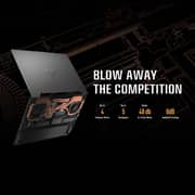 ASUS TUF A17 (2022) Gaming Laptop - AMD Ryzen 7-6800H / 17.3inch FHD / 16GB RAM / 512GB SSD / 4GB NVIDIA GeForce RTX 3050 Graphics / Windows 11 Home / English & Arabic Keyboard / Jaeger Grey / Middle East Version - [FA707RC-HX006W]