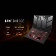 ASUS TUF A17 (2022) Gaming Laptop - AMD Ryzen 7-6800H / 17.3inch FHD / 16GB RAM / 512GB SSD / 4GB NVIDIA GeForce RTX 3050 Graphics / Windows 11 Home / English & Arabic Keyboard / Jaeger Grey / Middle East Version - [FA707RC-HX006W]