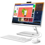 Lenovo IdeaCentre AIO 3 22ITL6 (2020) Desktop - 11th Gen / Intel Core i3-1115G4 / 21.5inch FHD / 256GB SSD / 4GB RAM / Shared Intel UHD Graphics / Windows 11 Home / English & Arabic Keyboard / White / Middle East Version - [F0G5009XAX]