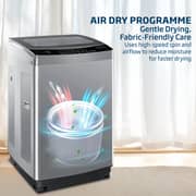 Beko 12 kg Top load washing, 10 Programmes, Air Dry, Stainless Steel drum, Silver colour, WTL120S