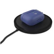 Baykron Silicone Case With Carabiner For Airpods 3rd Generation Midnight Blue