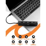 FITIT 7-in-1 USB Type C Hub Multiport Adapter with 4K HDMI, USB C PD Power Delivery, 3x USB, SD TF Card Reader, Compatible with Mac Book Pro XPS and More Type C Devices