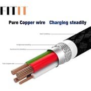 Fitit USB-C Cable 1m Black
