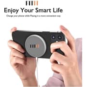 Fitit Magsafe Magnetic Charger Glass Finish White