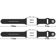 FITIT Silicon Sport Band Compatible with Apple Watch Band 38mm 40mm 41mm for Women Men,Soft Silicone Breathable Wristband Replacement Strap for iWatch Ultra 2 SE Series 3 and above.