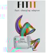 Fitit Dual Port Fast Charging 20W Wall Adapter White - FWA-001