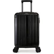 Stargold Sg-tpc35 Abs+pc Material Trolley Luggage With Number Lock, Black- 20 Inches.