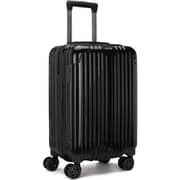 Stargold Sg-tpc35 Abs+pc Material Trolley Luggage With Number Lock, Black- 20 Inches.