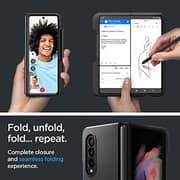 Spigen Thin Fit P Designed For Samsung Galaxy Z Fold 3 5g Case Cover (2021) - Black (s-pen Not Included)