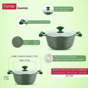 Prestige Granite Non-Stick Aluminium Casserole With Lid PR81113