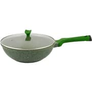 Prestige Granite Non-Stick Aluminium Wok Pan With Lid PR81117