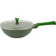 Prestige Granite Non-Stick Aluminium Wok Pan With Lid PR81116