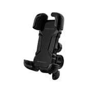 Promate Motorcycle Phone Holder, Adjustable 360 Degree Rotation Bike Phone Mount With Secure Quick-clamp, Silicone Slip-proof Grip, Quick Locking System And Reduced Vibration For Smartphones, Gps, Bikemount Black