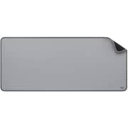 Logitech Desk Mat - Studio Series, Multifunctional Large Desk Pad, Extended Mouse Mat, In Mid-grey