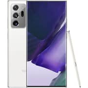سامسونج نوت 20 ألترا هاتف ذكي 256 جيجابايت أبيض ميستيك 5G ثنائي الشريحة - إصدار الشرق الأوسط