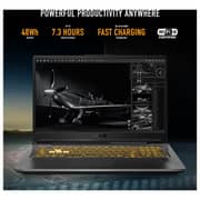ASUS TUF Dash F17 (2021) Gaming Laptop - 11th Gen / Intel Core i7-11800H / 17.3inch FHD / 16GB RAM / 1TB SSD / 4GB NVIDIA GeForce RTX 3050 Ti Graphics / Windows 10 Home / English & Arabic Keyboard / Grey / Middle East Version - [FX706HEB-HX090T]