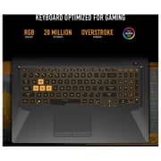 ASUS TUF Dash F17 (2021) Gaming Laptop - 11th Gen / Intel Core i7-11800H / 17.3inch FHD / 16GB RAM / 1TB SSD / 4GB NVIDIA GeForce RTX 3050 Ti Graphics / Windows 10 Home / English & Arabic Keyboard / Grey / Middle East Version - [FX706HEB-HX090T]
