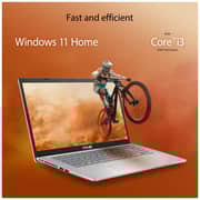 ASUS (2019) Laptop - 10th Gen / Intel Core i3-10110U / 14inch FHD / 4GB RAM / 256GB SSD / Shared Intel UHD Graphics / Windows 11 Home / English & Arabic Keyboard / Silver / Middle East Version - [X415FA-BV072W]