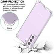 Max & Max Clear Case with Screen Protector Galaxy S21FE