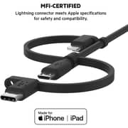 Belkin 3-in-1 Boost Charge Universal Cable 1m Black