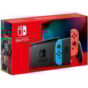 Nintendo Switch V2 32GB Neon Blue/Red Middle East Version + Fallen Legion Games + Mario + Rabbids Kingdom Battle + 2 Accessories