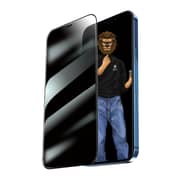 Green Lion 9h Steve Privacy Full Glass Screen Protector For Iphone 11 Pro Max - Black