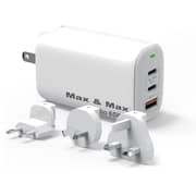 Max & Max Premium 3 Port Wall Charger White