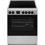 Milton Ceramic Cooker With Fan Oven & Full Safety Silver, Size 60x60 Cm - Made In Turkey Model Fs6060vtc-s, 1 Year Warranty